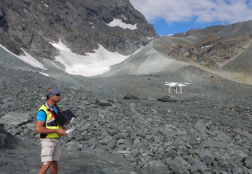 Rilevamenti con Drone in ambiente periglaciale
